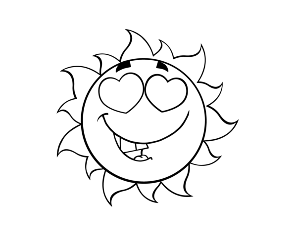 عکس نقاشی خورشید کارتونی