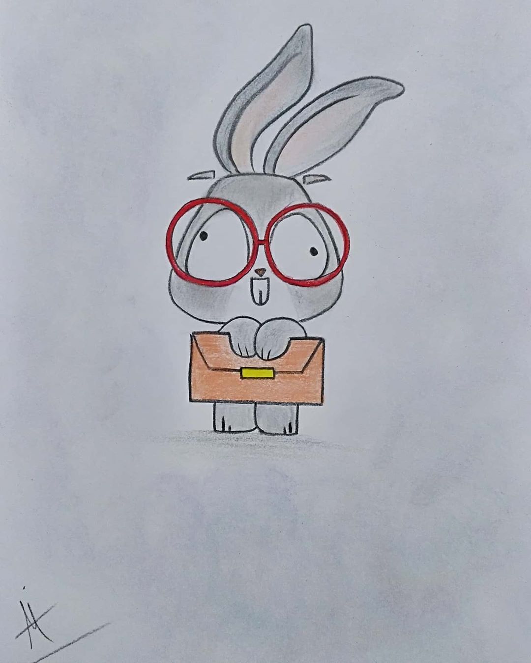 نقاشی فانتزی خرگوشی