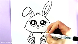 نقاشی خرگوش ناز نازی