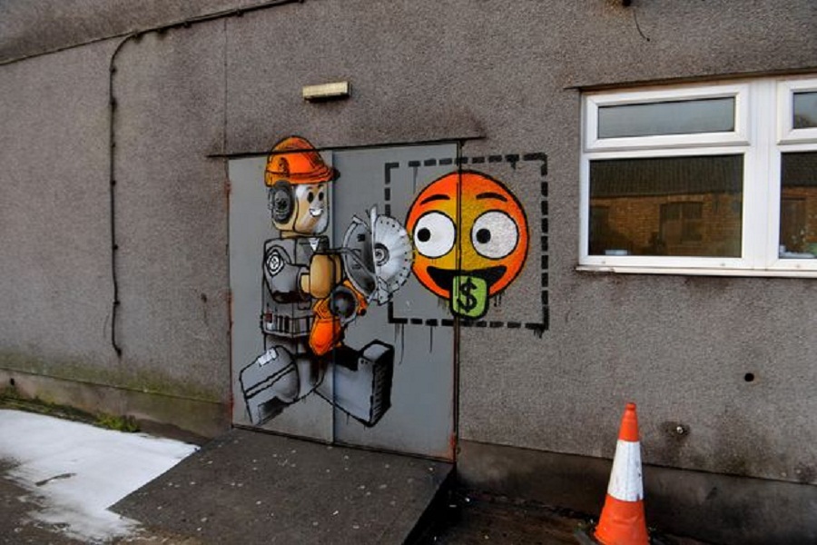 نقاشی خیابانی به انگلیسی
