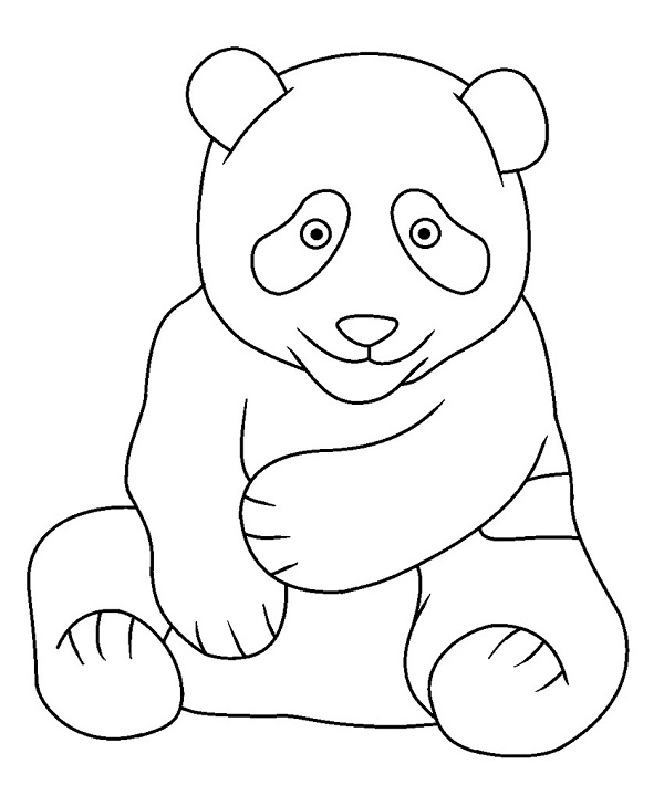 نقاشی خرس پاندا کودکانه