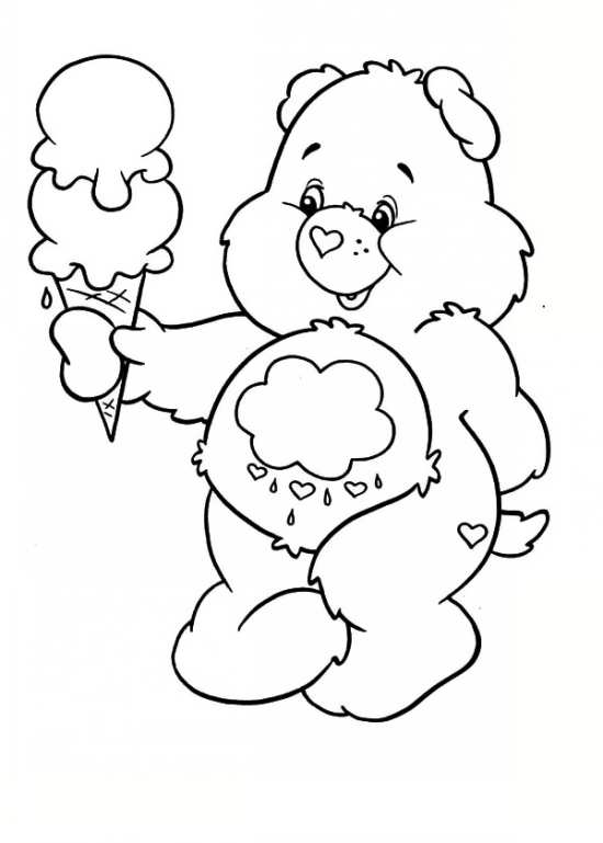 نقاشی کارتونی خرس های مهربان