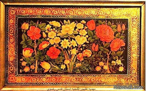 نقاشی لاکی دوره قاجار