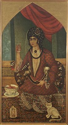 نقاشی لاکی دوره قاجار