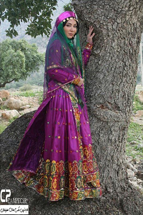 نقاشی لباس محلی شیراز