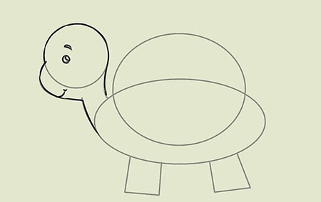 نقاشی ساده ی لاک پشت های نینجا