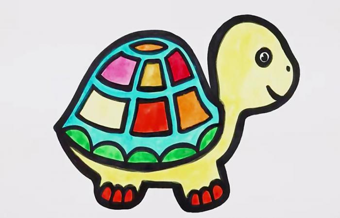آموزش نقاشی لاک پشت نینجا برای کودکان