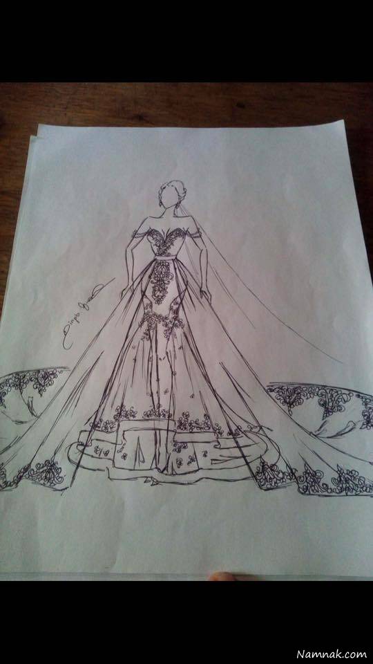 طراحی لباس عروس و داماد