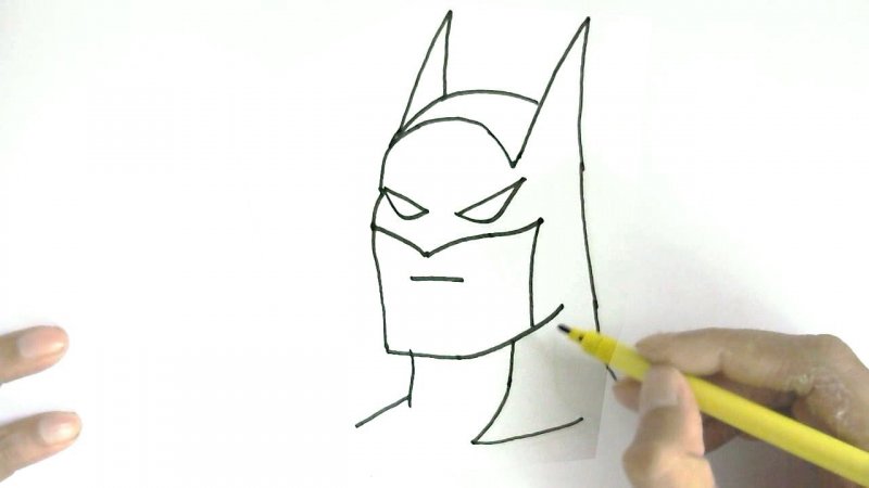 آموزش نقاشی لگو بتمن