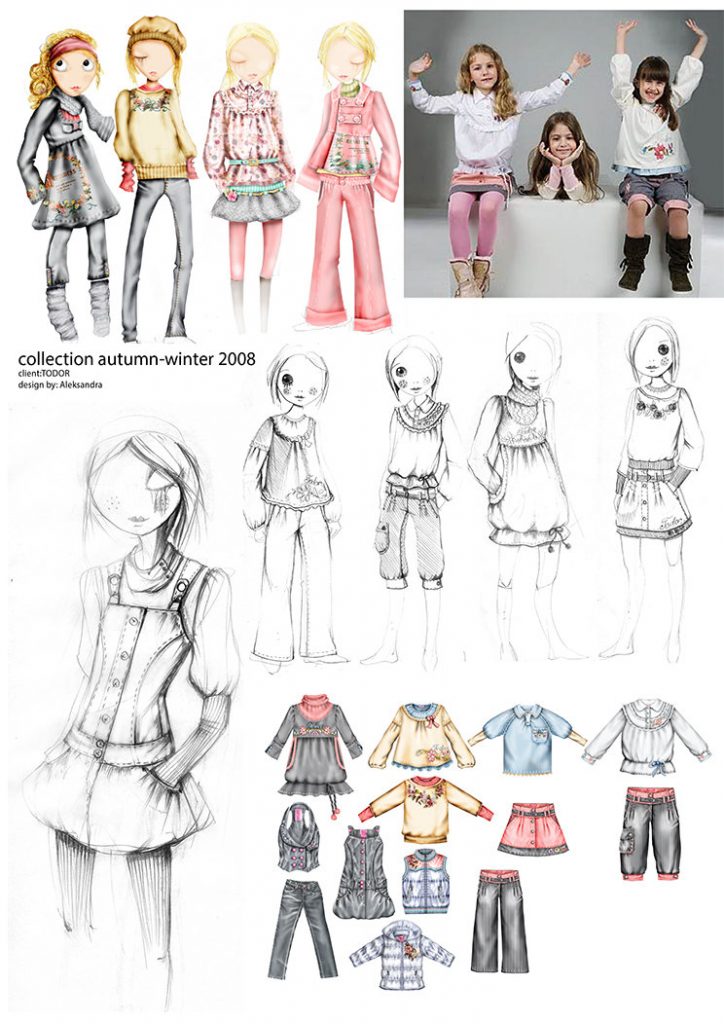آموزش طراحی لباس کودکان