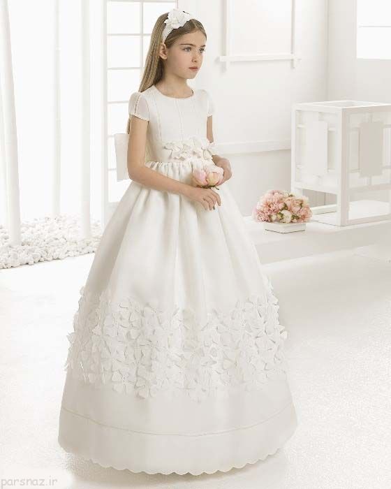 زیباترین مدل های لباس عروس بچه گانه
