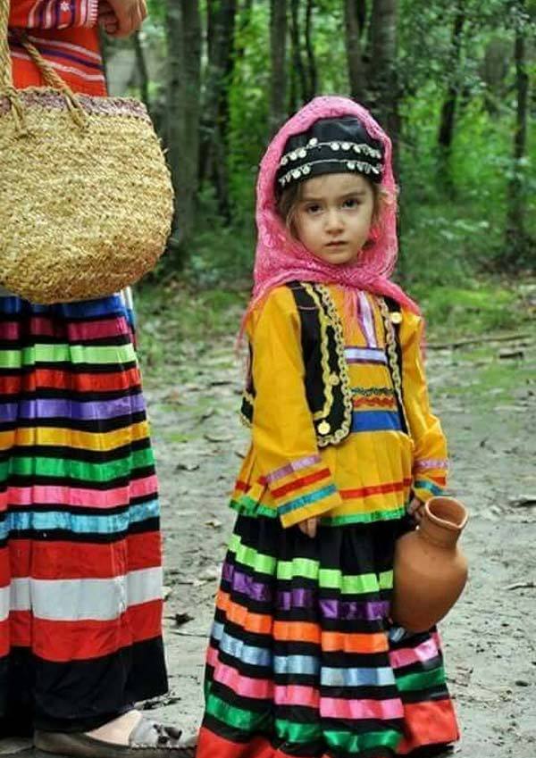 مدل لباس محلی مازندرانی بچه گانه