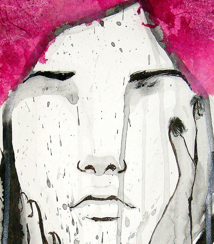 نقاشی مینیمال چهره