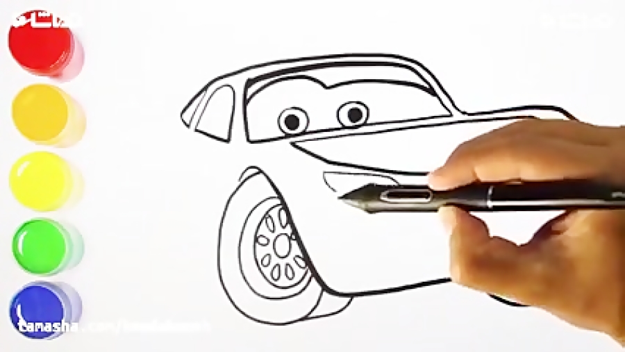 نقاشی ماشین های کارتونی