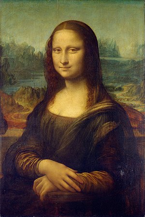 نقاشی مونالیزا با کیفیت بالا

