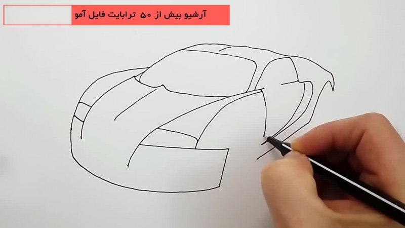 نقاشی ماشین کارتونی برای کودکان