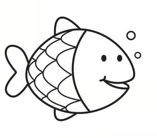 نقاشی ماهی با پولک