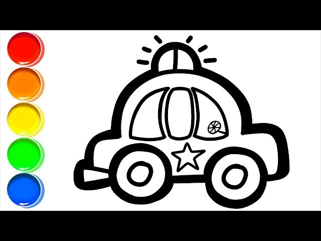 نقاشی کودکانه ماشینها