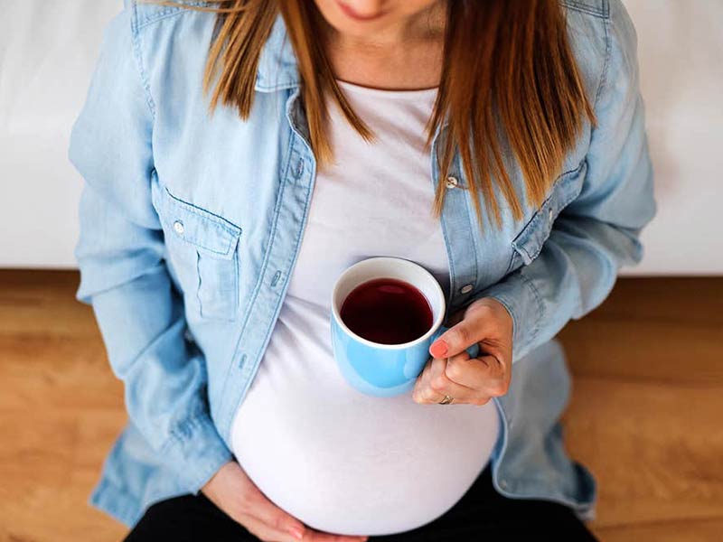 ایا چای البالو برای زن باردار ضرر دارد
