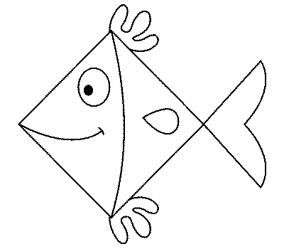 نقاشی ماهی برای کودکان پیش دبستانی