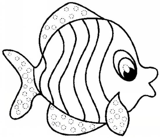 عکس نقاشی ماهی با پولک