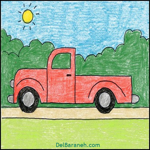 نقاشی کودکانه ماشینی