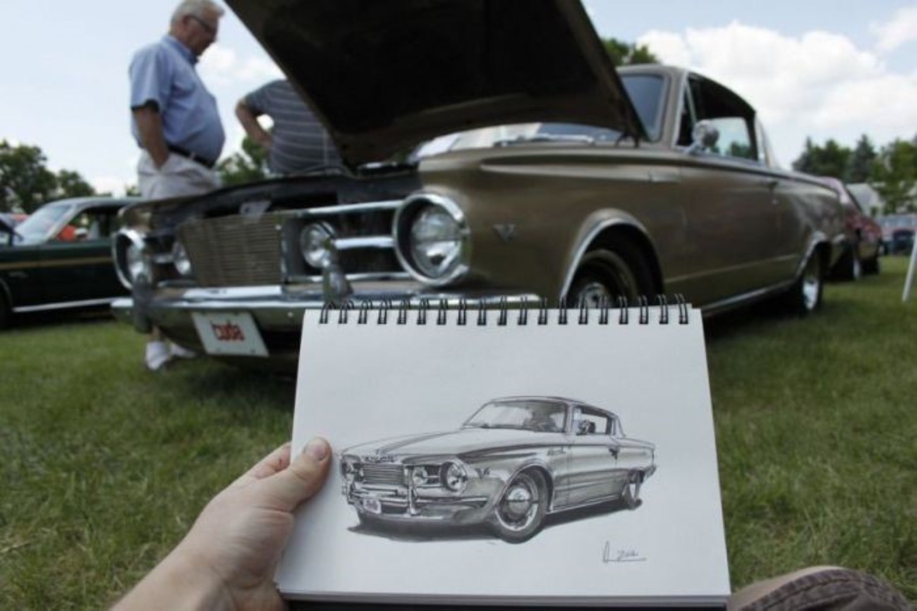 کشیدن نقاشی ماشین های قدیمی